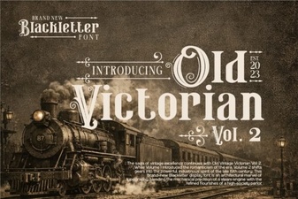 Old Victorian Vol 2 Font Download & Creative Project Guide