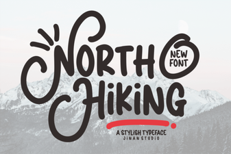 North Hiking Font: Rugged Design for Outdoor Projects