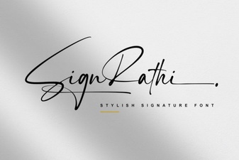 Sign Rathi Font: Download & Design Projects